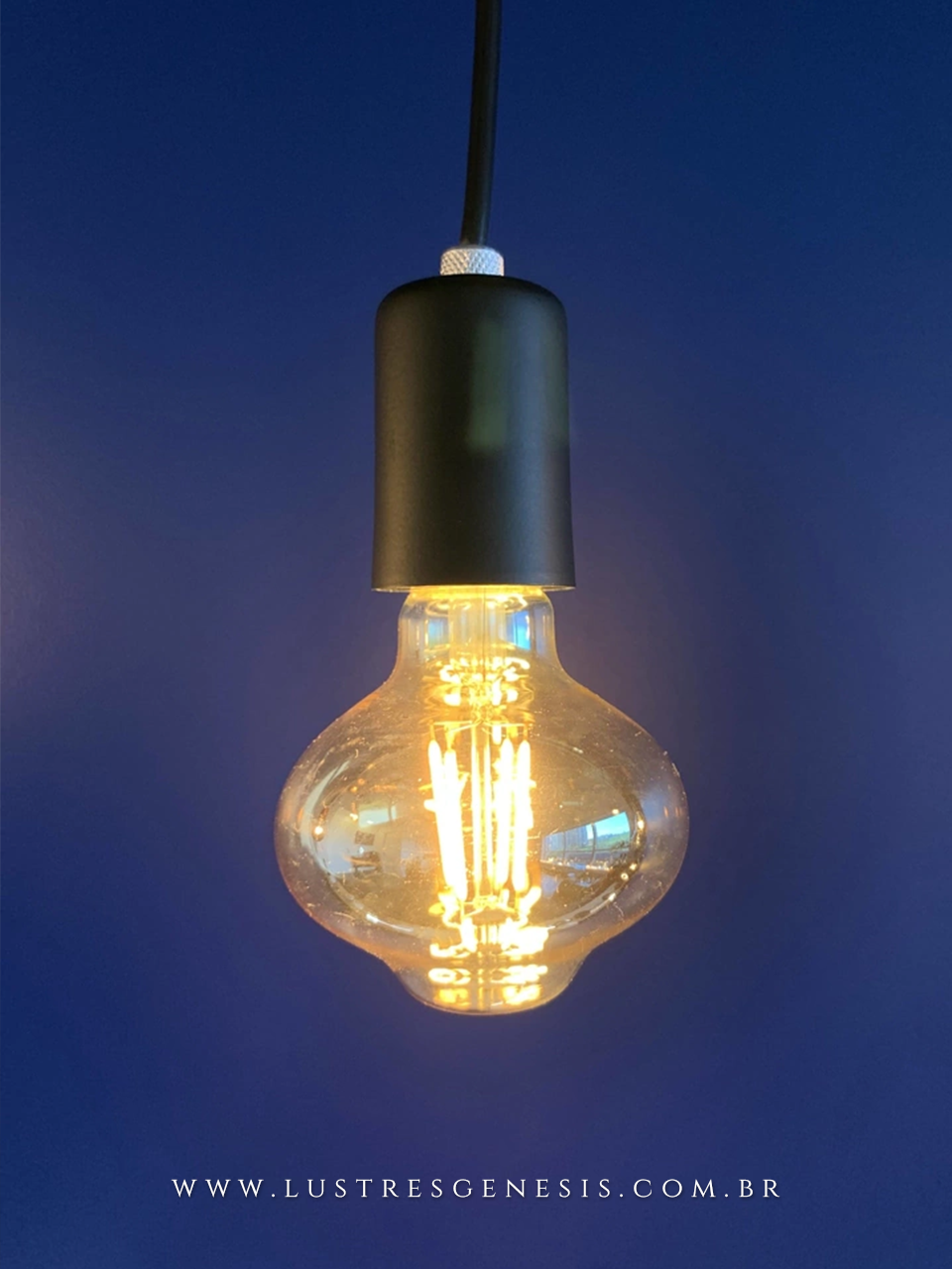 Lâmpada de Filamento de Led L80 4W Squirrel Cage da GMH Lustres Gênesis loja online de Lustres e Iluminação Decorativa